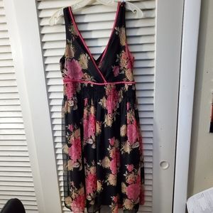 Black crepe sundress